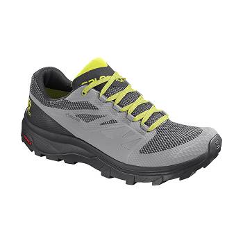 Salomon OUTline GTX - Siva Turistické Topánky Panske, SALO001